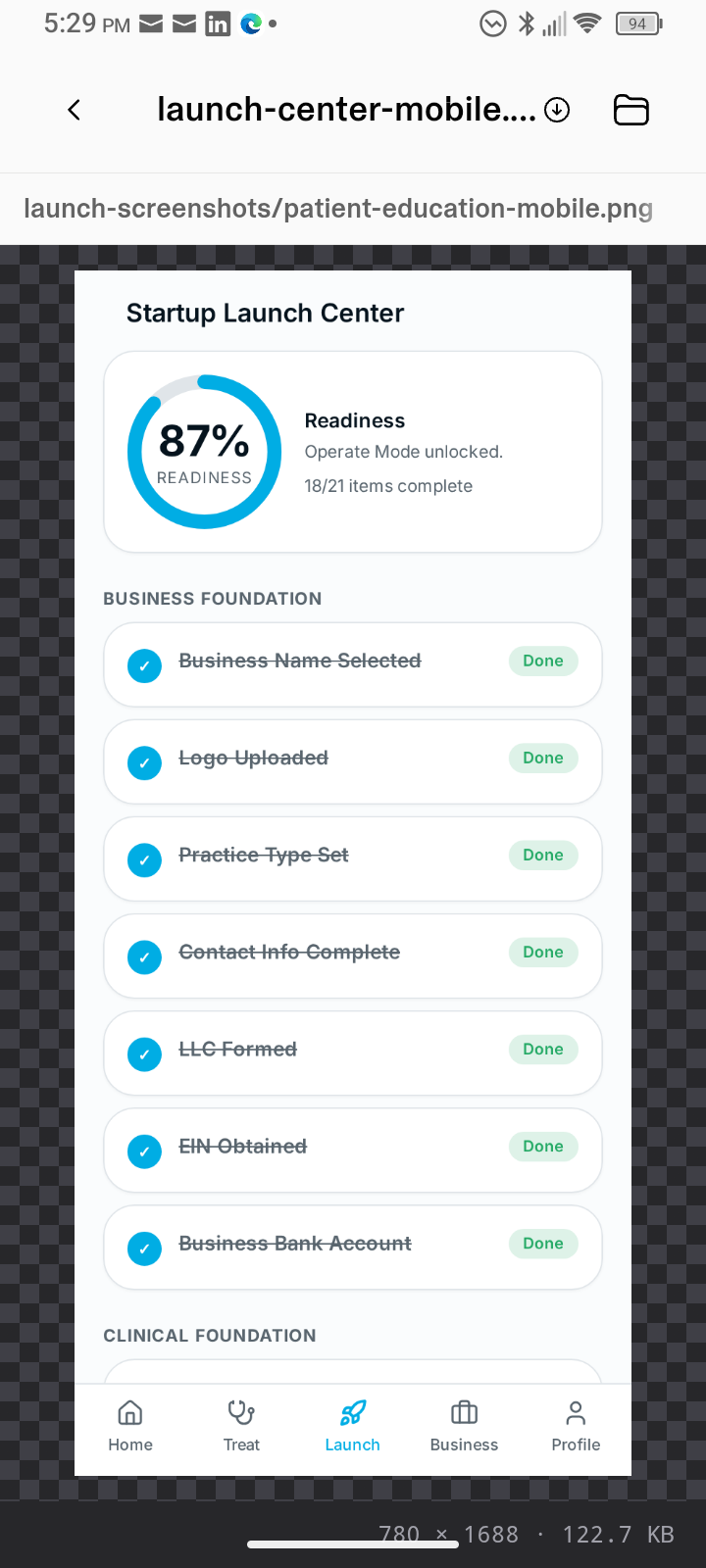 Startup Launch Center